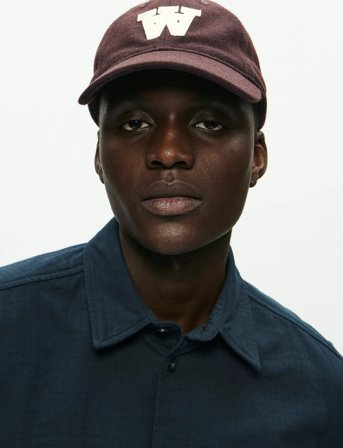 WOOD WOOD Wwaa Felt Patch Cap 25250 - Brown - ONE SIZE