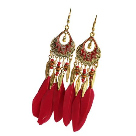 Bohemian Örhängen Klassiska Drop Dangle Örhängen Set 1 Par