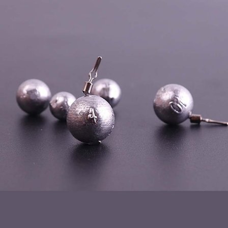 50 stk. perforerede fiskesænke 3,5g rundt sæt med 50, fiskeblyvedhæng, vægte til fiskesænk, norske vægte