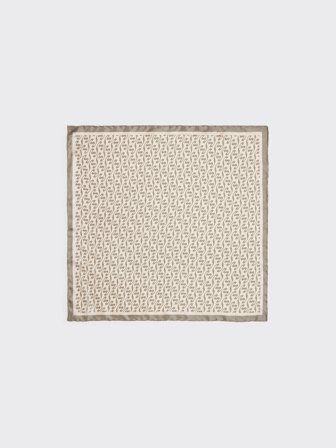 Holzweiler Fine Scarf Monogram - Khaki - Unisex - One size