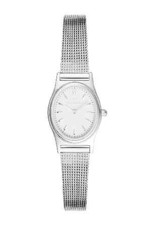 Mockberg Retro Mesh Silver Watch Smycken & klockor Dam ONESIZE