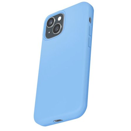 Cover til iPhone 15 Plus Farvet Skin Edition i TPU med Blødt Indre Moxie Lys Blå