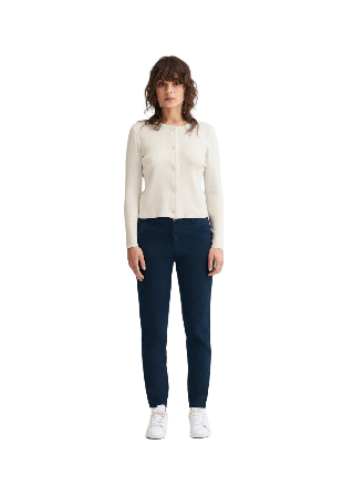 Newhouse Felicity Rib Cardigan Tröjor Dam Vit S