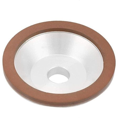 Diamantslibesten i skålform 100mm, diamantslibesten 180, hårdmetal slibesten