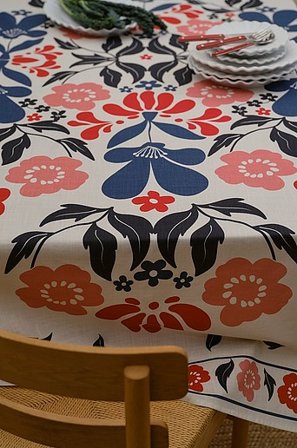 Jotex - Pöytäliina Monivärinen/luonnonvalkoinen Monivärinen/luonnonvalkoinen - SELJA - Osta Pöytäliinat Jotex