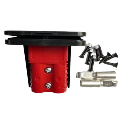 Anderson-liitin 120A Akkukotelon paneelipohja pölysuojalla, suurvirtaliittimen kiinnityskannatin