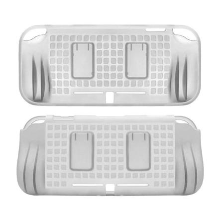 För nytt nintend switch lite case skyddande mjuk silikon handgrepp hud cover handtagshållare spelkort tpu skyddande White