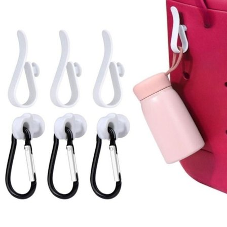 9 stk Indsæt Kroge Nøgleholder Indsæt Charm Kroge