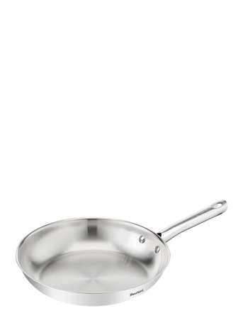 Tefal Duetto On Fry Pan 28 Cm, Uncoated - Silver - Ø 28 CM
