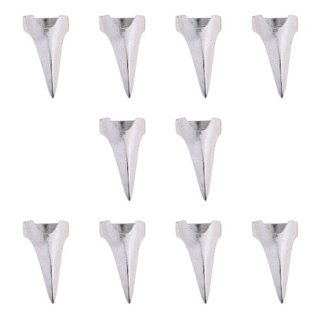 10x Punk Rock Stil Finger Nagel Klo Talon Spik Metall Finger Topp Ringar Gotisk Belagd Tass Fingernagel Klo Nagel Konst Dekor