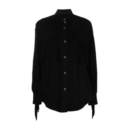 Dondup Shirts Sort, Dame Skjorter