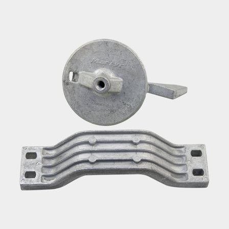 Kit d’anodes, aluminium, pour Yamaha 150-200 hk (rotation à gauche)