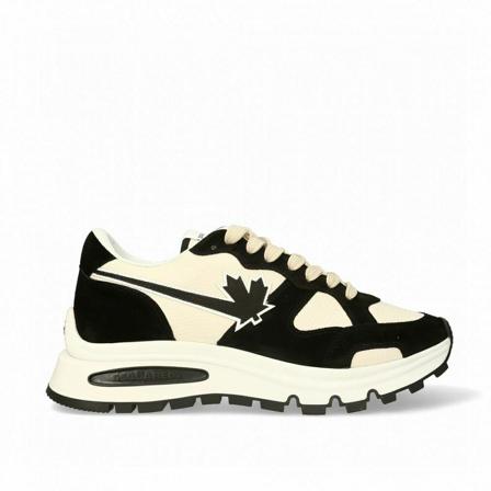 Dsquared2, Sneakers Zwart, Heren, Maat:41 EU,leer