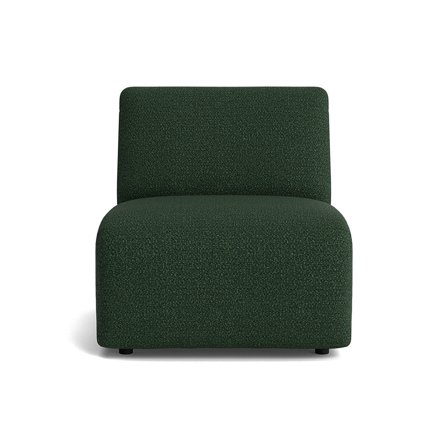 Friday 1 personers modul - Raisa Grøn Sofa - 72x94x78cm - Komfortabelt modulsystem - Holdbart design - Perfekt til afslapning og hygge