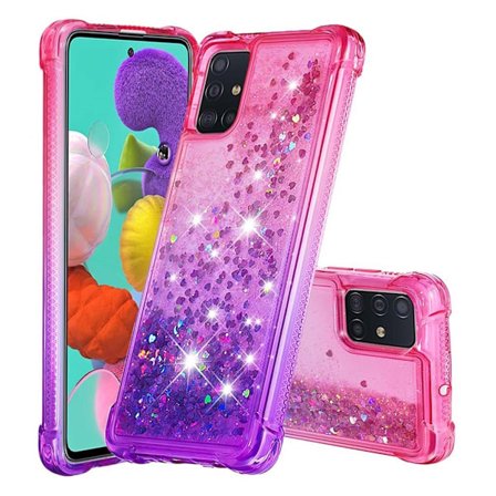 Princess Samsung Galaxy A51 kuoret - Ruusu / Violetti
