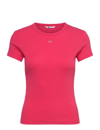 Tommy Jeans | Tjw Slim Essential Rib Ss | XS