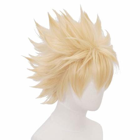 Peruk Värmebeständig Syntet för Cosplay Bakugou Katsuki