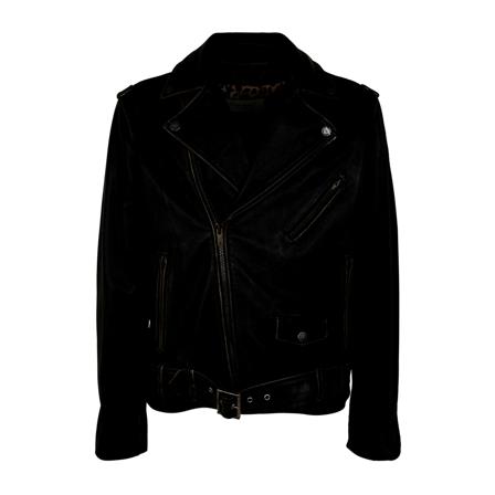 Golden Goose, Leather Jackets Zwart, Heren, Maat:M