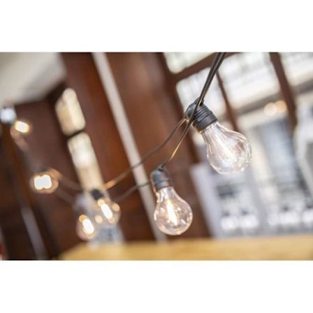 MOOVERE taverna stil utomhus krans solenergi omgivande ljus + LED uppladdningsbart batteri