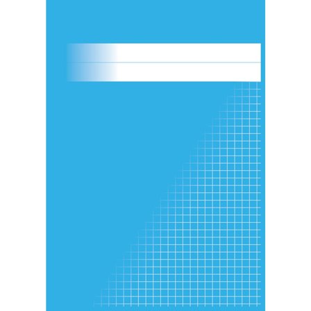 Räknehäfte A5 5x5mm mellanblå - Lyreco - Skola och förskola - Förbrukning skola häften - Räknehäften