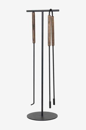Blomus - Kaminverktyg Ashi 3 Delar 75,5 cm - Brun - Öppna spisar - Från Homeroom