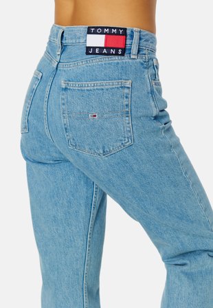TOMMY JEANS Harper Straight Jeans 1AB Denim Light Klær