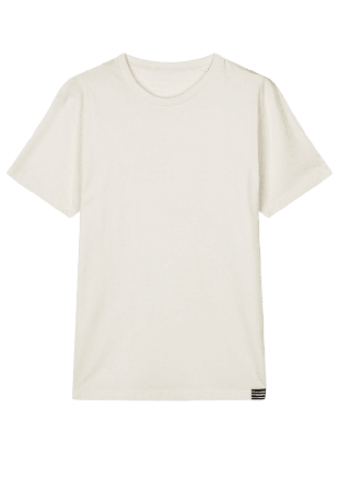 Mads Nørgaard Fine Jersey Thor Tee FAV T-shirts Herr Beige L