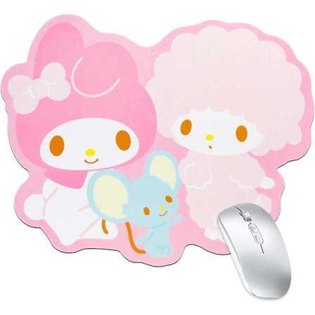Søt Musematte, Anime Musematte Kawaii Musematte for Kvinner Jenter og Barn Datamaskin Laptop Mus - Matte (ST)