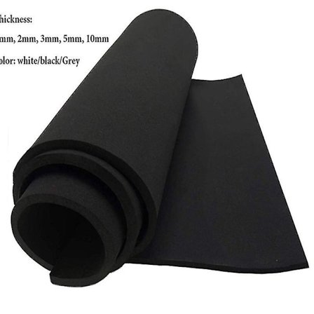 Nya 1 st EVA-skumark 1/2/3/5/10 mm tjocka Ljudabsorberande Brusdämpande Skumark Hantverk EVA-ark Handgjorda Modellbyggematerial