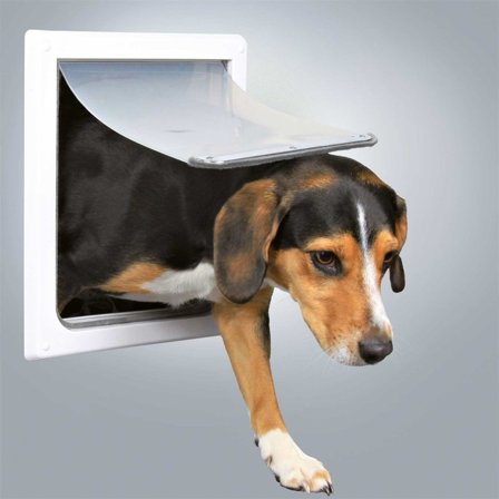 Trixie 2-Veis Hundeluke S-M 30x36 cm