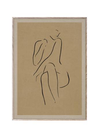 Grace I - 50X70 Home Decoration Posters & Frames Posters Illustrations Multi/mønstret Paper Collective