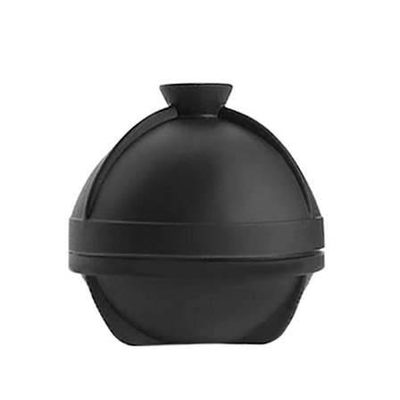 Isboldforme Sæt med 1, Whiskey Isboldform, Silikone Sfæriske Isforme med Indbygget Tragt, Store Runde Isterningeforme Laver 6 cm Sfæriske