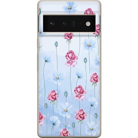 Kompatibel Mobilcover til Google Pixel 6 Pro Petal Reverie Sky Blue