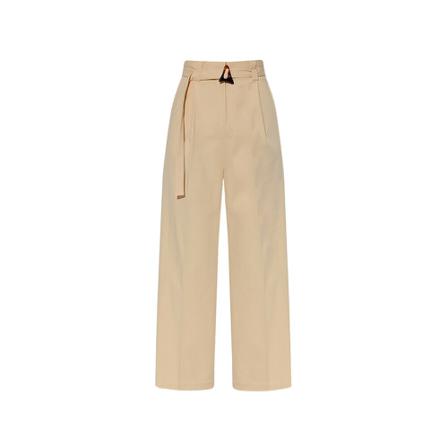 Aeron, ‘Alondra’ pleat-front trousers Beige, Dames, Maat:S,Katoen