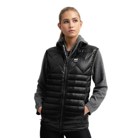 Mountain Works Featherlight Down Vest Unisex lined vests Black XXL