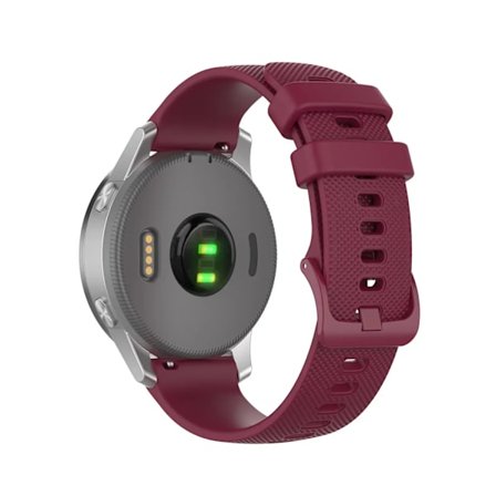 20mm 22mm Silikonarmband kompatibelt med Garmin Forerunner 165 55 265 965 255/Active 5/Vivomove Trend/Venu 3/2 Bekväma Band Tillbehör