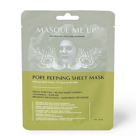Masque Me Up Porerefining Sheet Mask 25 ml, Skincare, Masker, Dybderensende Masker