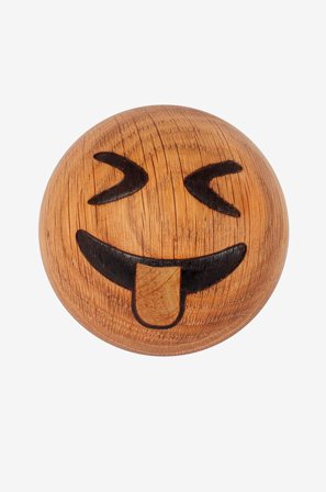 Spring Copenhagen - Emojipallo 7 cm - Luonnonväri - Koriste-esineet - - Homeroom