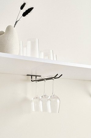 Jotex - Viinilasiteline - Leveys 10 Cm Dead Matt Black Dead Matt Black - FAY - Osta Kattaus- ja keittiötarvikkeet Jotex