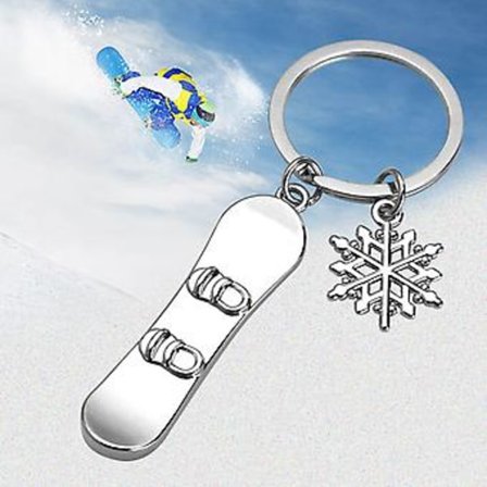 Nøgleringe & Nøglekæder Vintersports Ski Nøglering Snowboard Nøglering Spil Lille Gave C