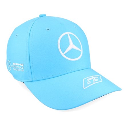Formula One - Motor Ble adjustable Czapka Z Daszkiem - Kids Mercedes AMG F1 23 Russel Blue Adjustable @ Hatstore