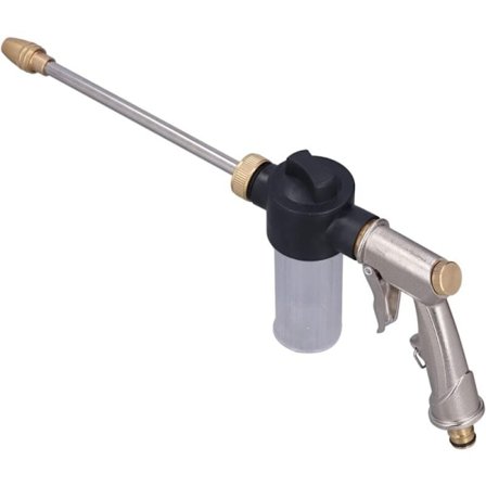 Högtryckstvätt, trädgårdsslangsmunstycke, högtrycksmunstycke för trädgårdsslang, för biltvätt och växtvattning