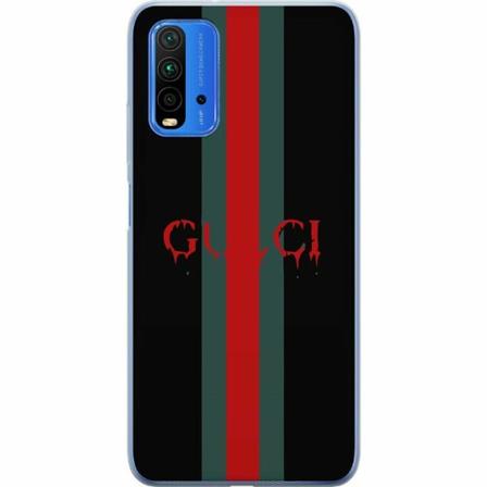 Xiaomi Redmi Note 9 4g Skal / Mobilskal - Green And Red Brand