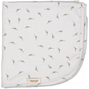Kids - MarMar Copenhagen Dino Printed Baby Blanket Grey One Size - Textile - One size - Grey - Mädchen
