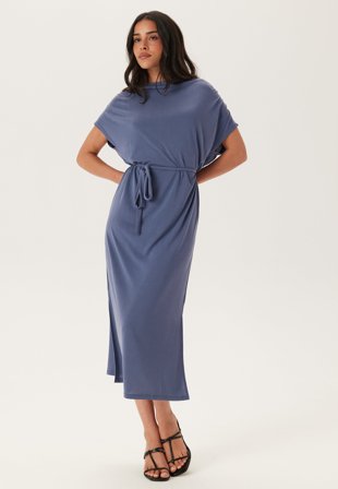 VILA-Vimodala Waterfall C/S Midi Dress-M