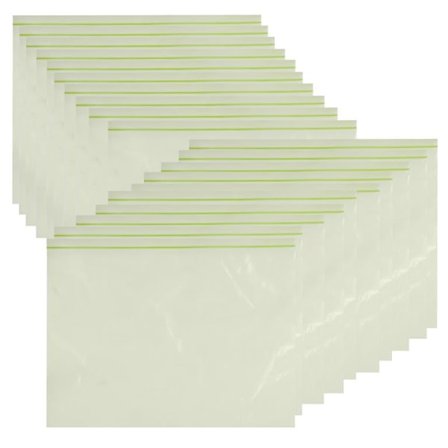MasterClass Zip Fresh Bags, Set of 20, Large