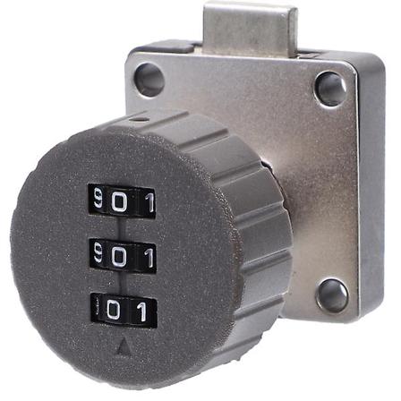 Yhdistelmälukko 3-numeroinen Vauvan Kestävä Tiedosto Kaappi Lukko Työpöydän Laatikon Lukko Vaaleanharmaa 4x4cm Light Grey 4x4cm