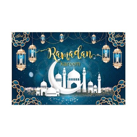 Eid Bakgrunn Bakteppe Banner Ramadan Dekorasjon 09 09
