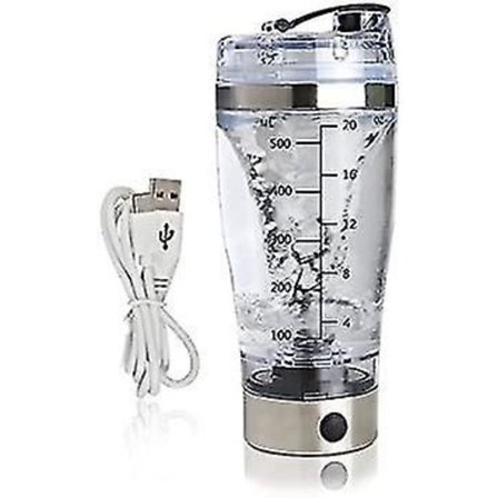 600 ml:n Ladattava Sekoitinpullo USB BPA-vapaa Sekoitinmuki