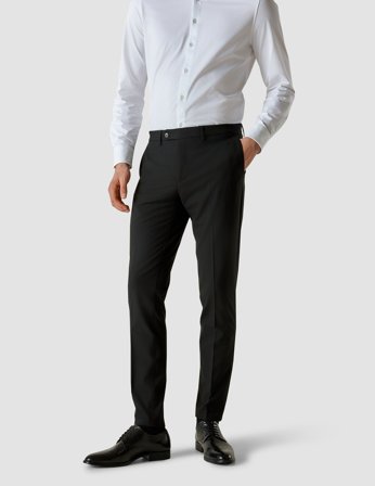 Shaping New Tomorrow - Essential Suit Pants - Black - Slim Fit - Male - Size 30/34